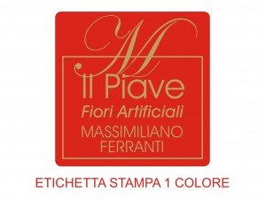 Etichette adesive per fioristi, fiorai e vivaisti (mm 40x40)  (cod.24G)
